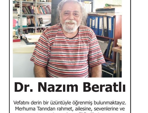 Acı Kaybımız (Dr. Nazım Beratlı)