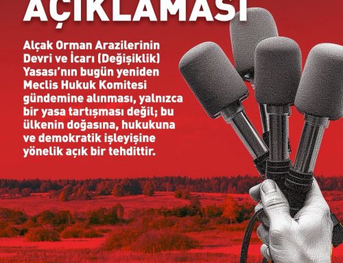 ÇEVRE PLATFORMU BASIN AÇIKLAMASI